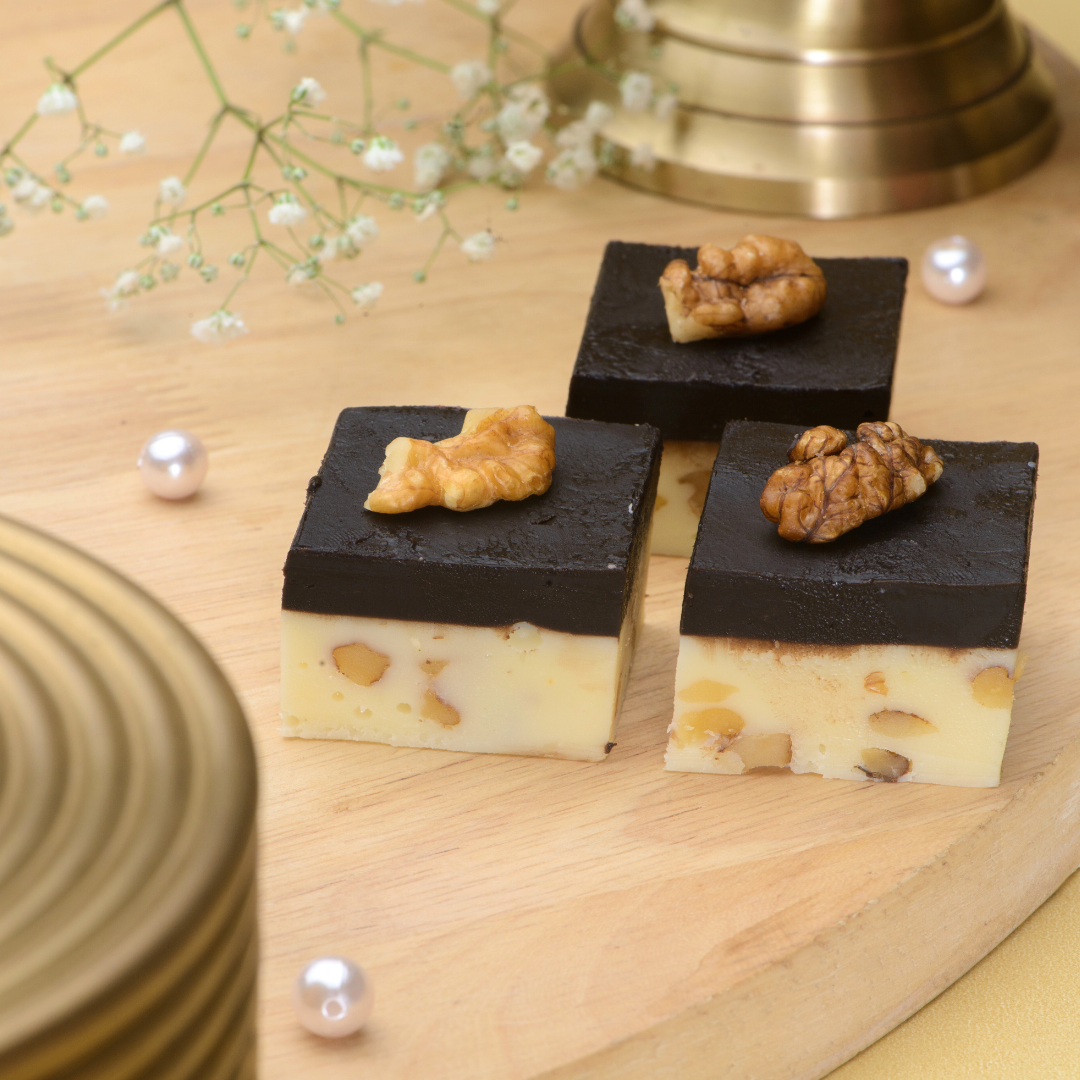 Belgian Chocolate Walnut Fudge