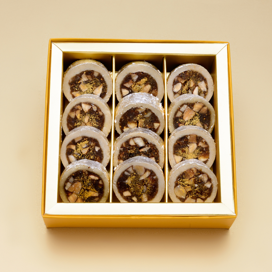 Kaju Almond Anjeer Roll