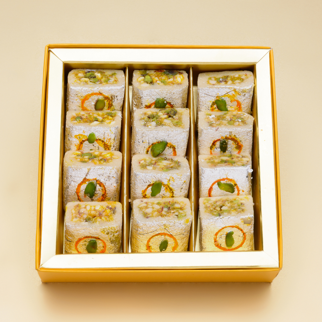 Kaju Saffron Roll