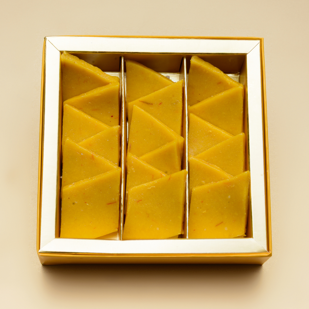 Kesar Kaju Katli