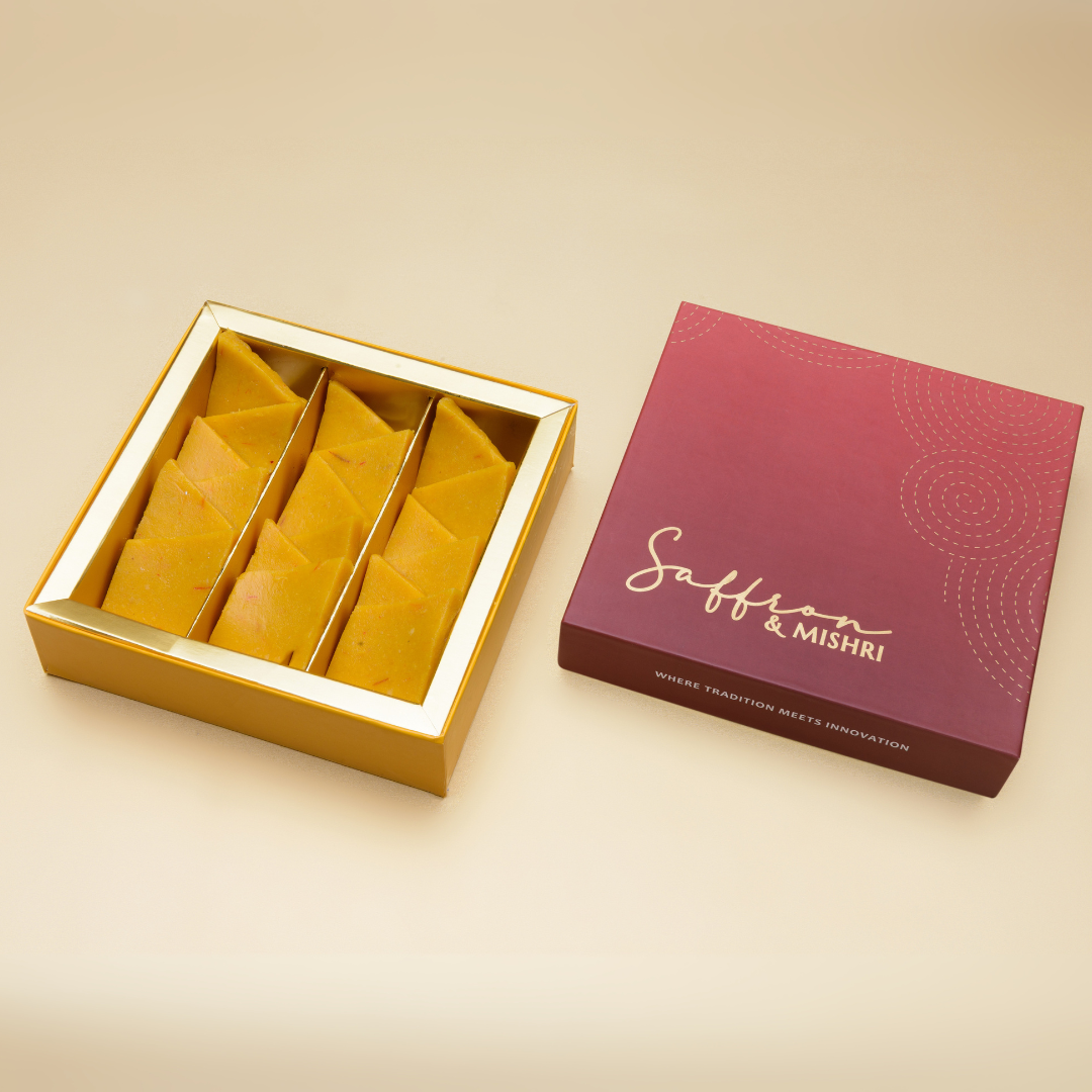 Kesar Kaju Katli
