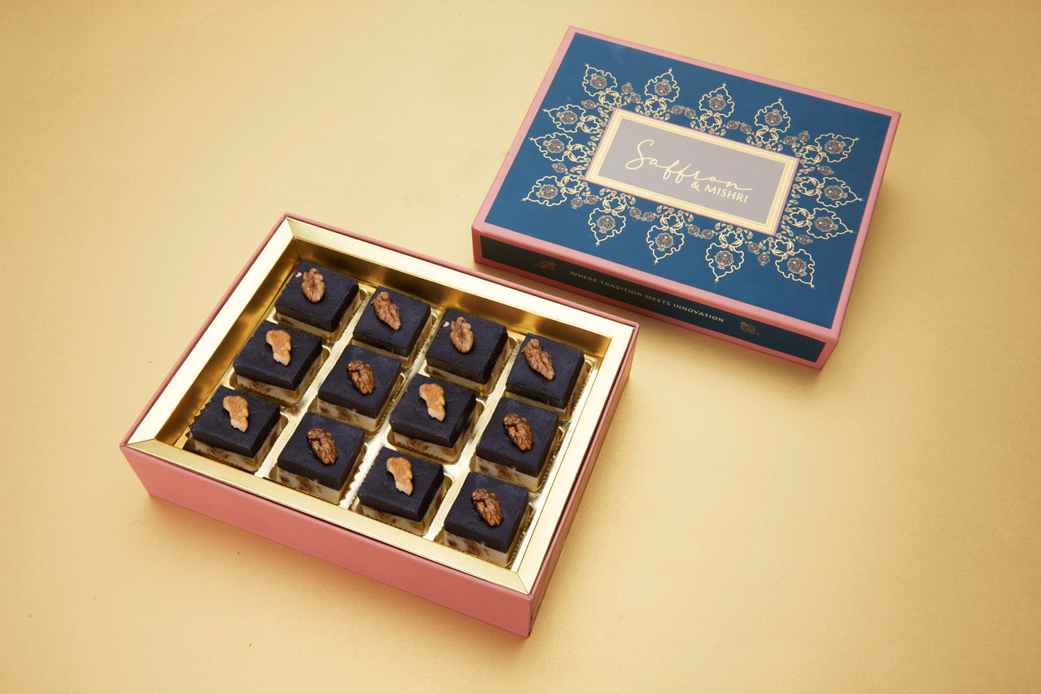 Belgian Chocolate Walnut Fudge