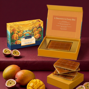 Mango Passion Fruit Kaju Katli Bar