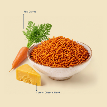 Cheesy Korean Carrot Bhujia