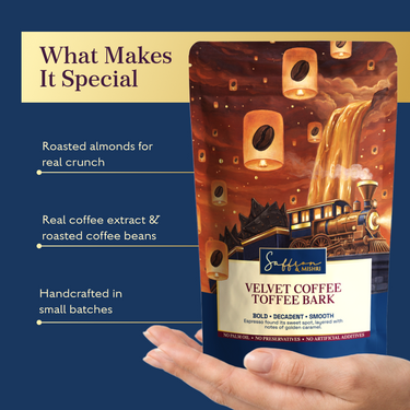 Velvet Coffee Toffee Bark