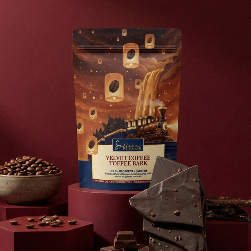 Velvet Coffee Toffee Bark