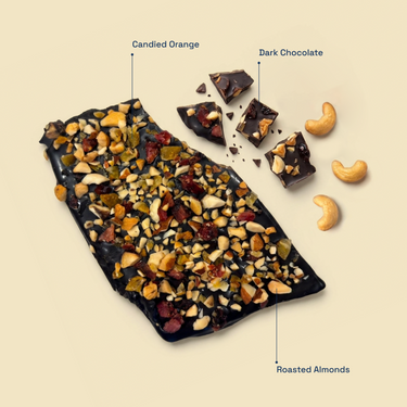 Almond Orange Chocolate Bark