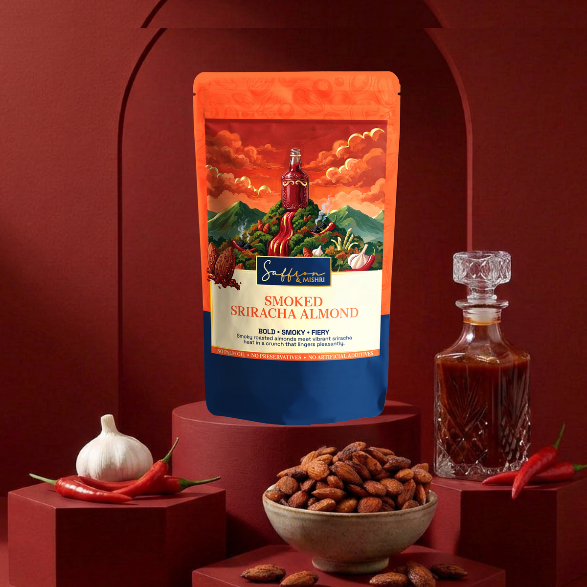Smoked Sriracha Almond