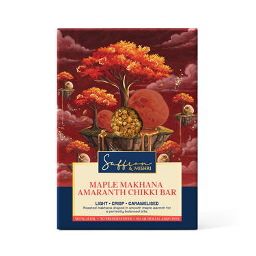 Maple Makhana Amaranth Chikki Bar