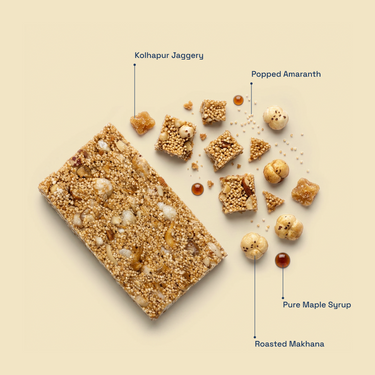 Maple Makhana Amaranth Chikki Bar