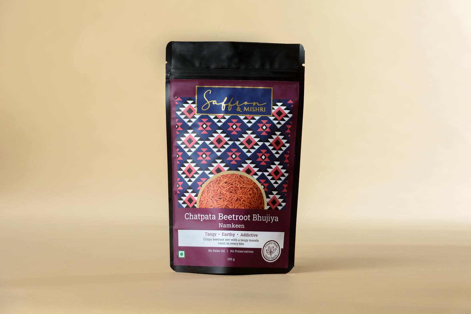 Chatpata Beetroot Bhujiya