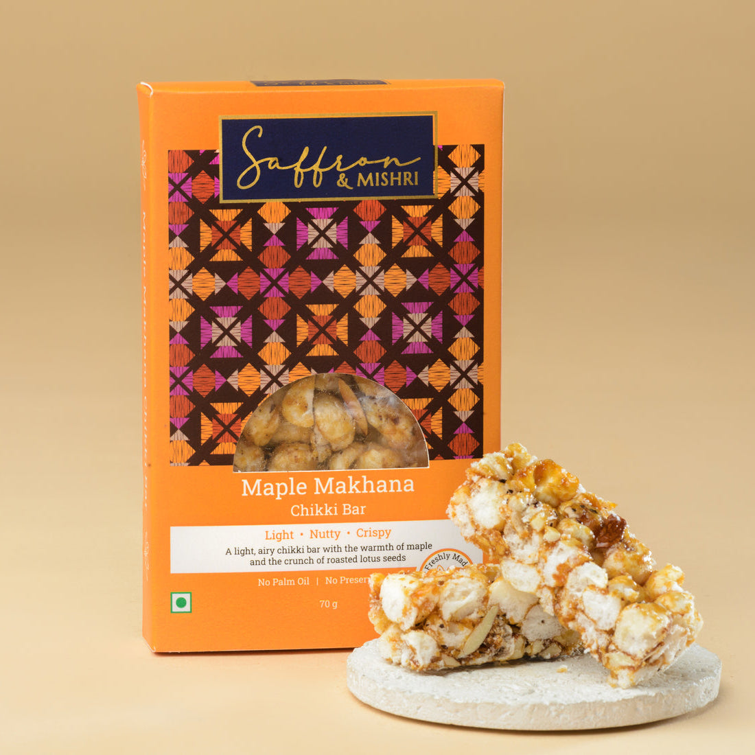 Maple Makhana Chikki Bar