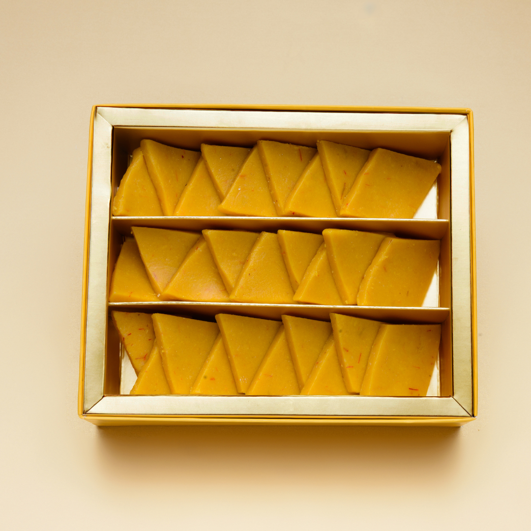 Kesar Kaju Katli