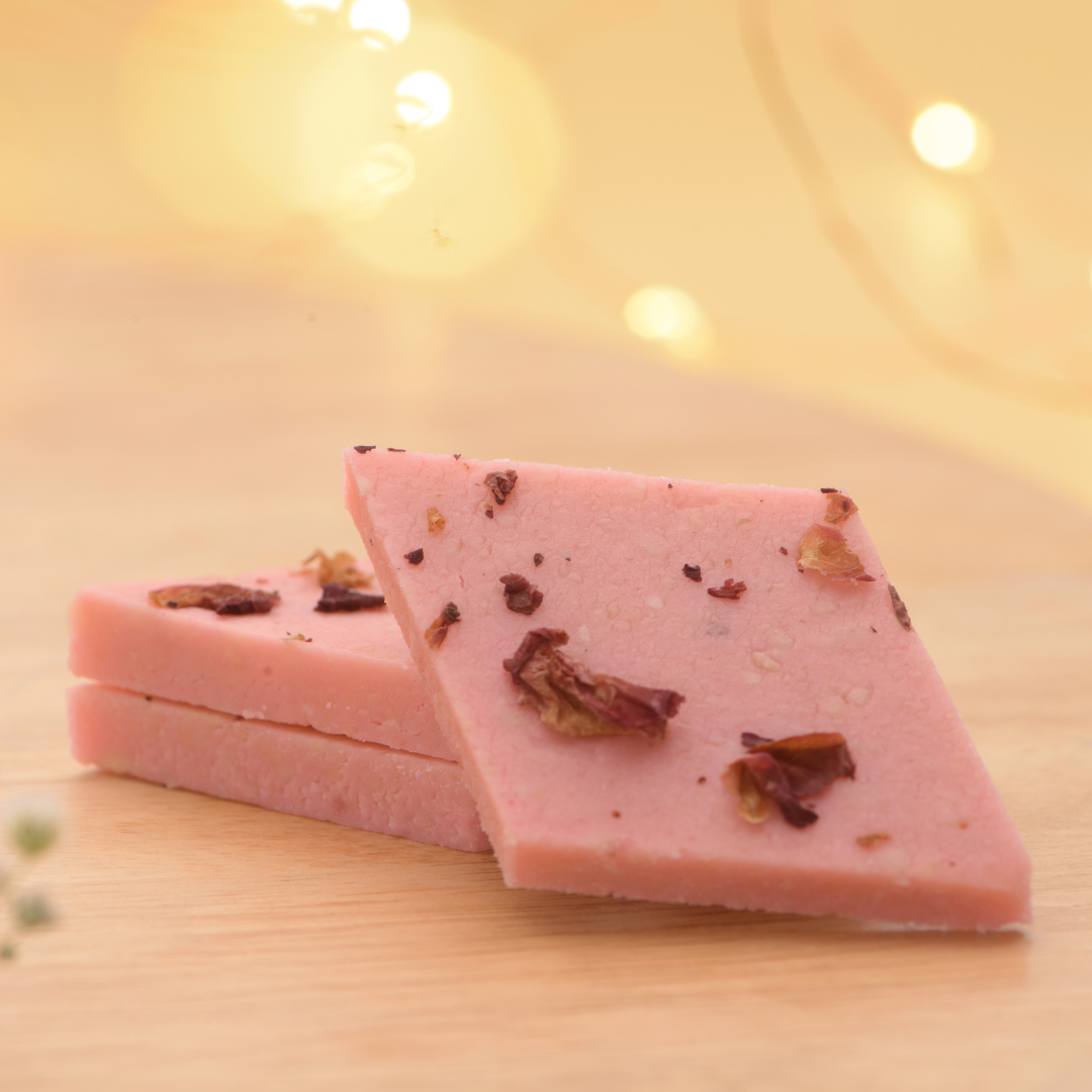 Rose Kaju Katli