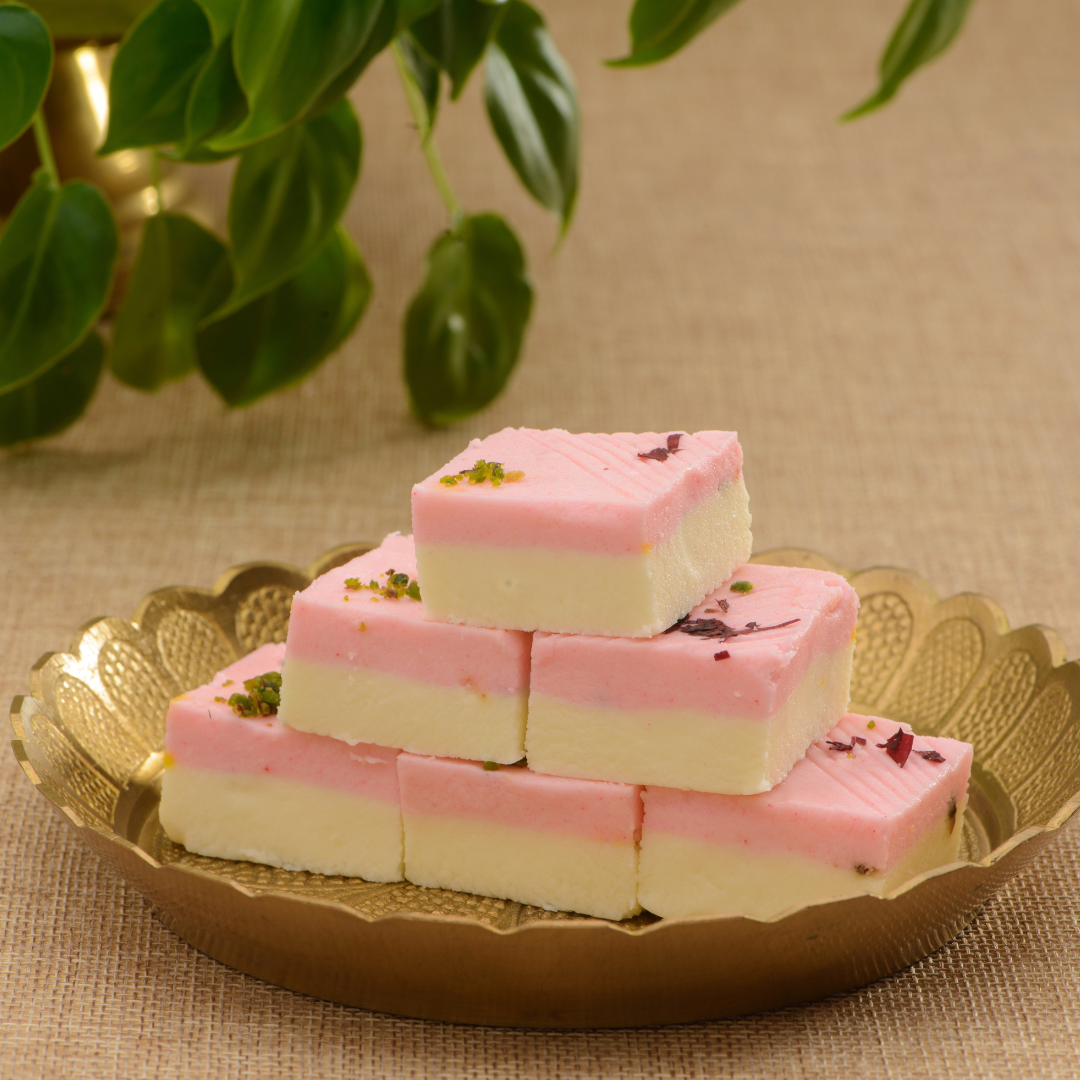 Rose & Cardamom Sandesh